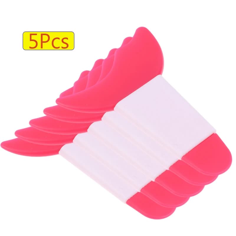 Set of 5 Eyeliner Prints, Eyeliner Makeup Tool, Silicone Brush for Mascara, Multifunctional Eyeliner Application