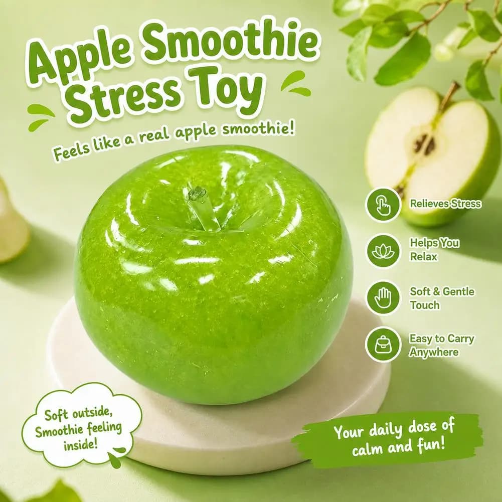 Apple Ice Sand Ball Pinching And Relaxation Toy Slow Squeezing Simulation Food Pressure Sensing Toy