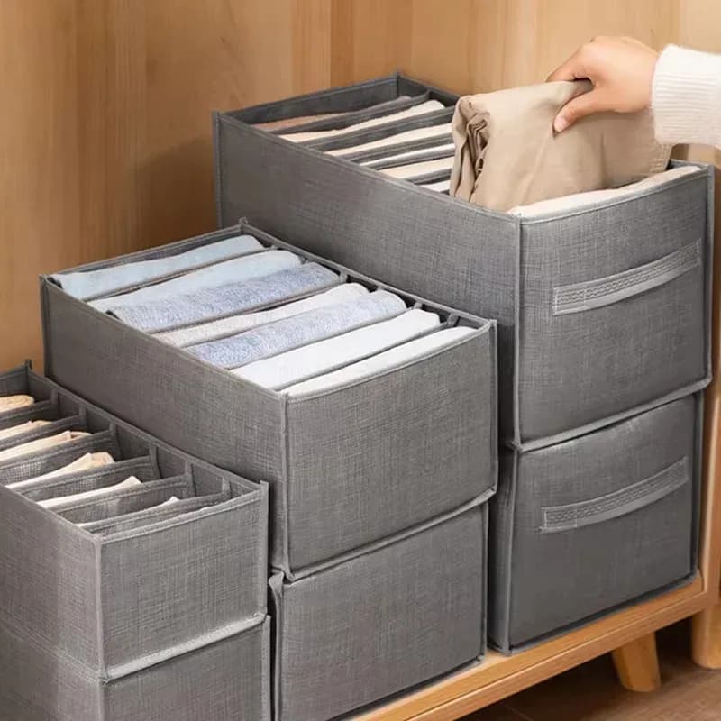 Organizer for Home Pants, Jeans Storage Box, In-Titty Linen Storage Box, Pants Box, Divider Storage Box, Container