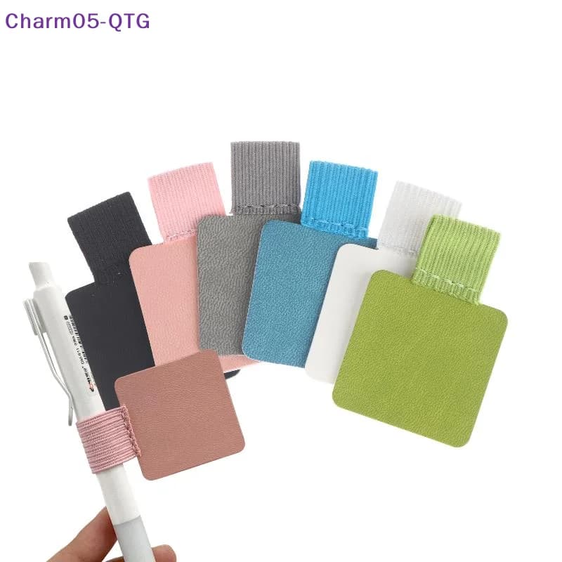 NUOVO Set da 5/10 Pezzi Clip per Penna Autoadesive, Elastici Portapenne per Quaderni, Diari, Agende, Accessori per Ufficio e Scuola