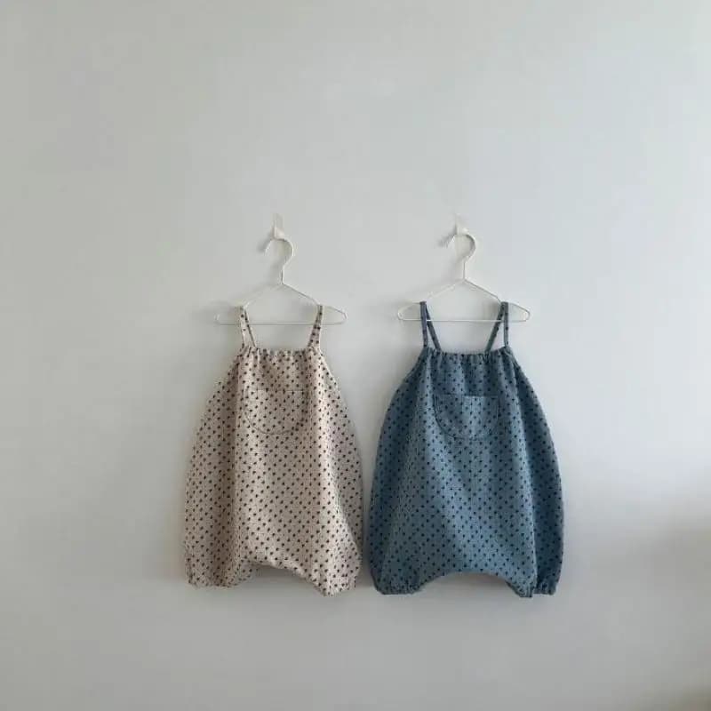 2025 Estate Nuovo Bambino Senza Maniche Pagliaccetto Della Ragazza del Ragazzo Neonato Dot Pocket Sling Tuta Infantile Del Bambino Del Cotone Abbigliamento Casual 0-24M