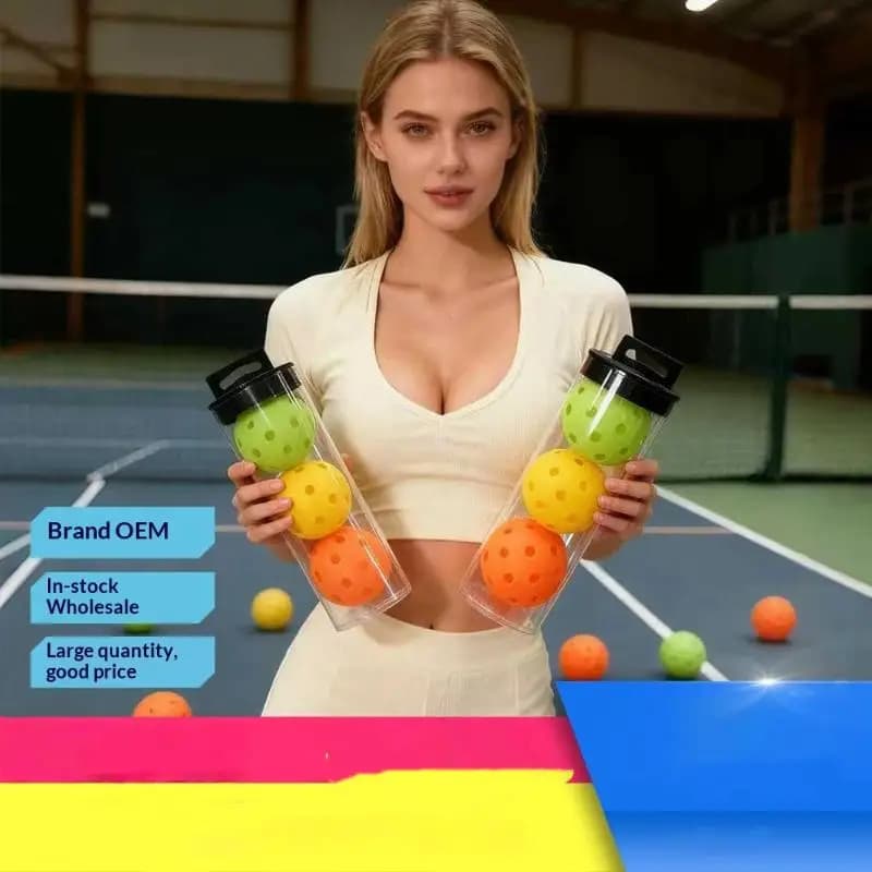 Nuove 3 Palline da Golf per Allenamento, Palline in Plastica Bianche, Blu, Gialle, Arancioni, Rosse per Uso Interno ed Esterno