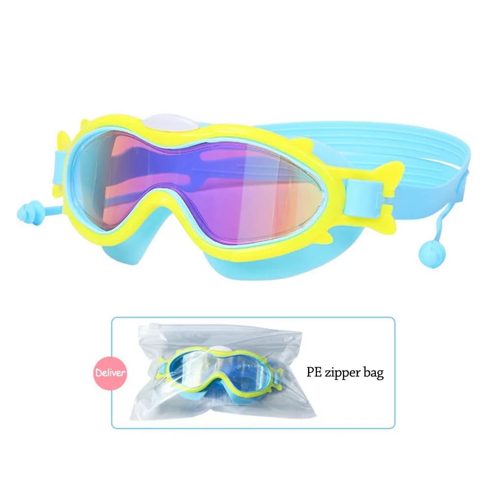 3-16 Years Swimwear, Design Cartoon HD, Waterproof, Carini, Anti-fog, for Summer Diving