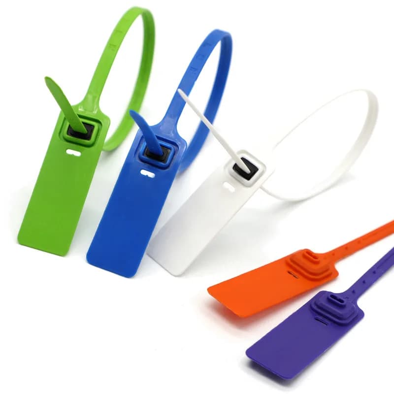 Guarnizioni per cavi antifurto da 100 pezzi Lunghezza 30 cm Guarnizioni in plastica usa e getta Fascette autobloccanti Maquina De Descascar Fio