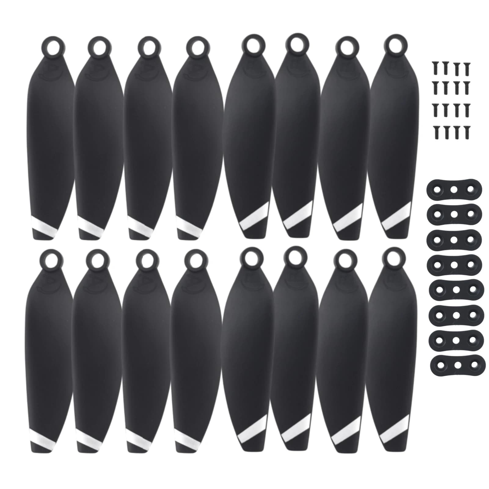 16PCS Propellers for HS460 HS175G Brushless Quadcopter,HD Aaerial Photography Remote Control Drone Spare Parts Blades