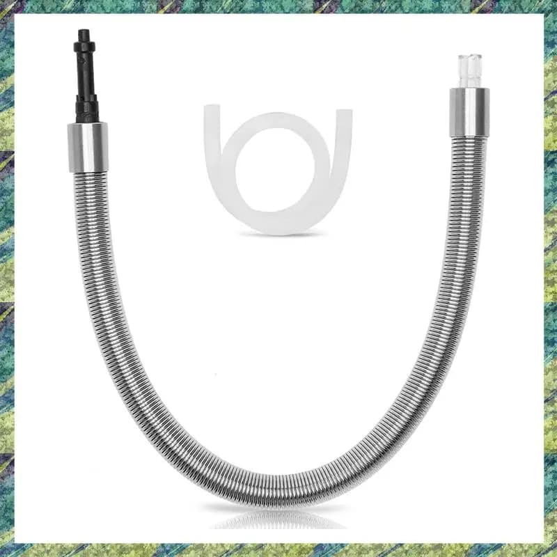 Involucro per tubo del latte in acciaio inossidabile Nana con adattatore HP1 per macchine da caffè Jura Modelli: WE8, ENA 8, Micro 90, E6, D6