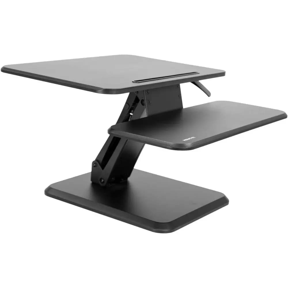 Supporto Regolabile per Scrivania Sit-Stand con 25 Molle a Gas, Convertitore per Laptop e Monitor per Ufficio Domestico