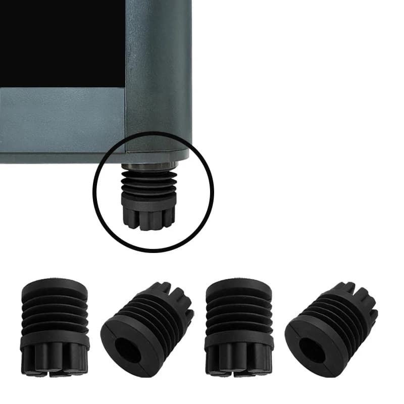 NOVITÀ! 4 pezzi di cuscinetti antivibrazioni per stampanti 3D Bambu Lab P1P/P1S X1/X1C, antiscivolo, antiurto, antipolvere, in gomma.