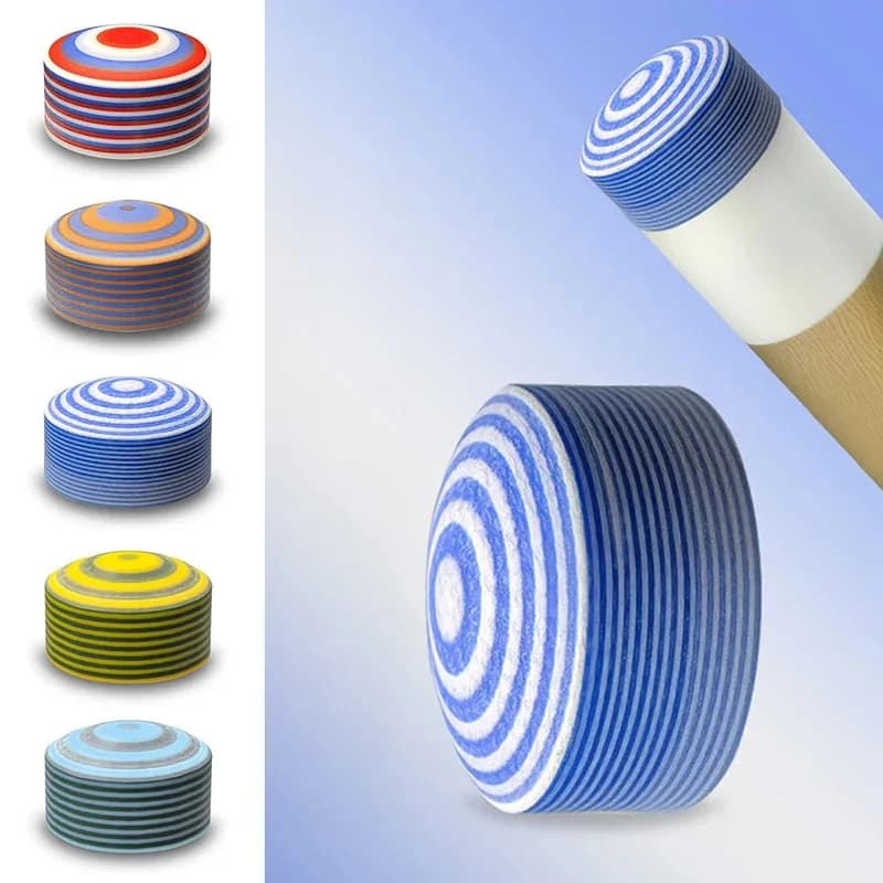 Punta per Stecca da Biliardo Multistrato 14mm, Accessorio per Stecca, Punta Adesiva per Break e Jump, per Giocatori di Biliardo e Uso Personale