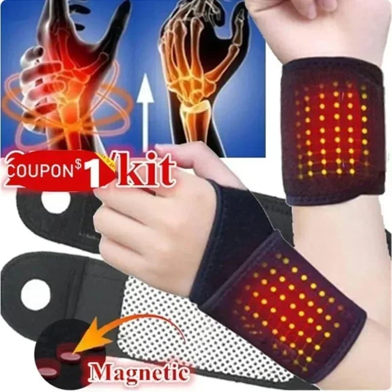 Per tendinite yoga artrite polso tutore magnetico per polso per sollievo dal tunnel carpale guanti di compressione del polso maniche di supporto per il polso