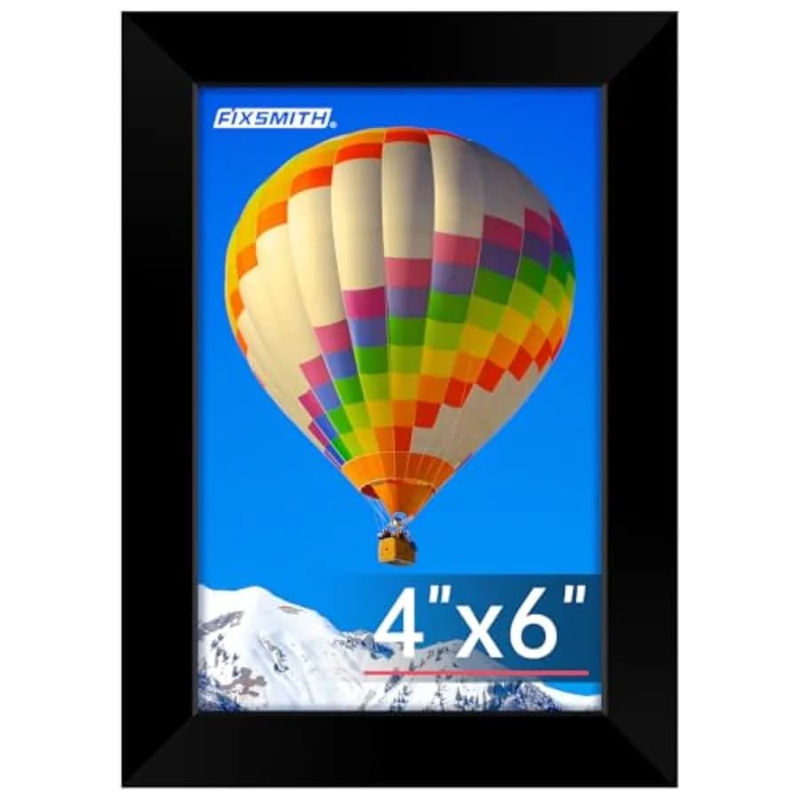 4x6 Picture Frame, Photo Frames with HD Plexiglass for Wall Hanging or Tabletop Display