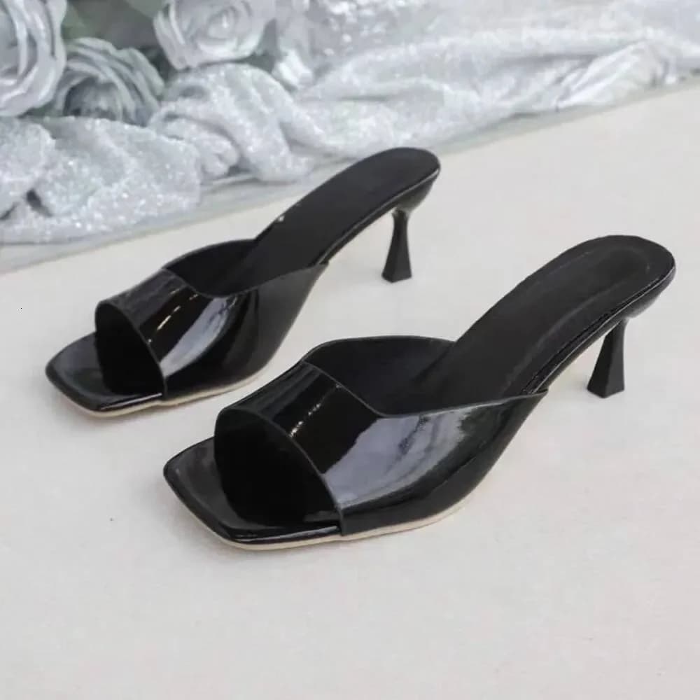 Sandali Eleganti con Tacco Alto da Donna, Scarpe Estive Comode con Punta Aperta, Sexy e Alla Moda per l'Ufficio