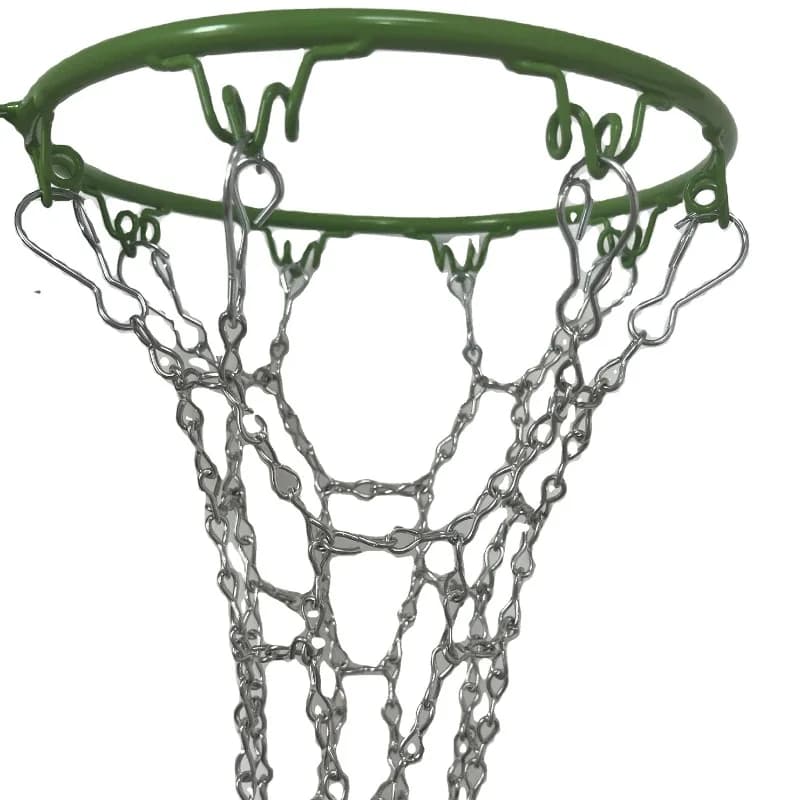 Mini canestro da basket da 23 cm con rete a catena, perfetto per l'intrattenimento indoor e outdoor