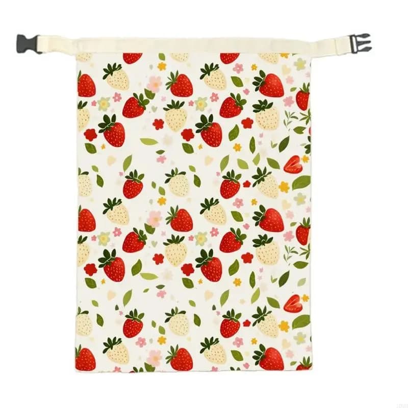 Sustainable Cotton Beeswaxes Wrap Efficient Sandwich Bag Two Separate Pockets JOMD