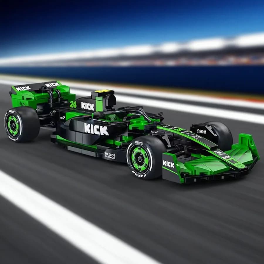 Cada KICK Sauber Team C44 Building Blocks 314PCS 1:24 Sport F1 Auto Numero 24 Giocattoli da costruzione per adulti Bambini Regali di Natale
