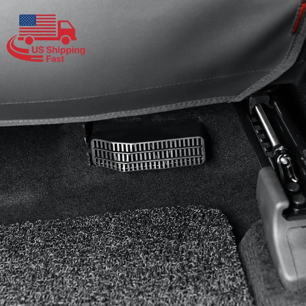Per Hyundai Palisade 2023-2025, 2 Pezzi, Copertura Nera per Bocchetta di Ventilazione Sotto il Sedile, Accessori per Tuning Auto