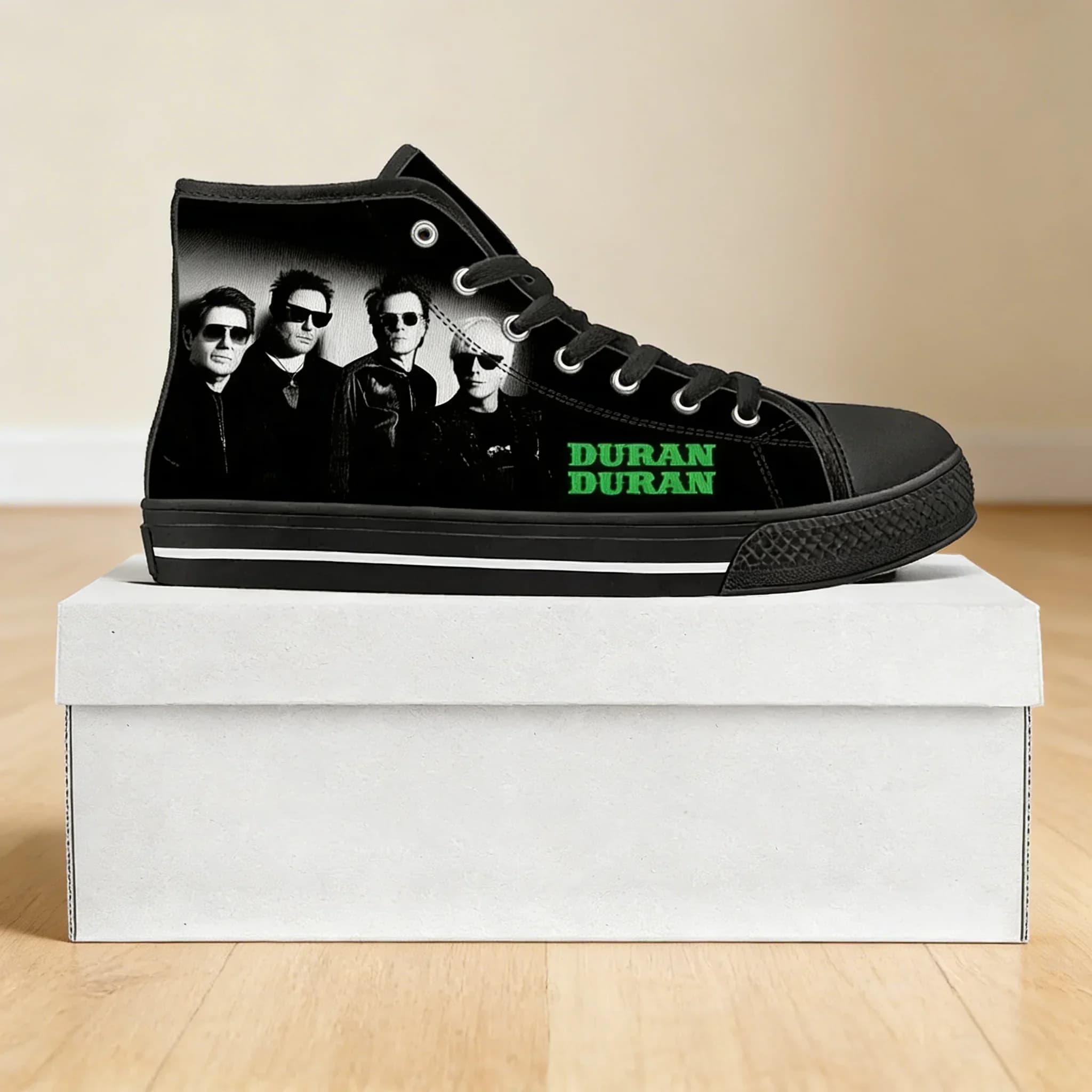 Duran Duran Custom High Top Canvas Sneakers, Fashion Unisex Couple Shoes for Men Women