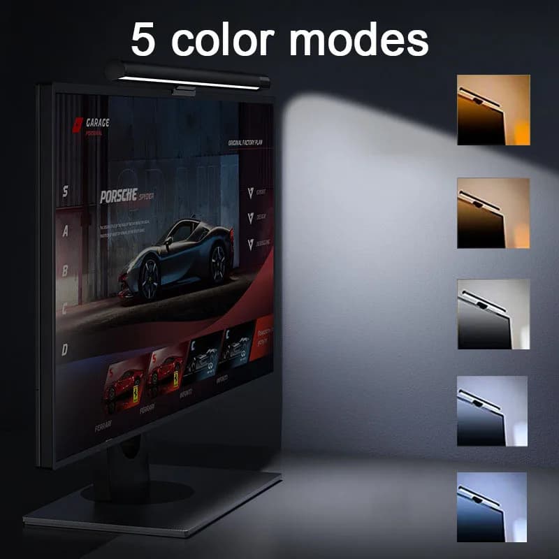 Table Lamp Computer Monitor Luminous Bar for Screen LED Desk Lamp Eye-Care Lighting with continuous attenuation for work monitor light bar