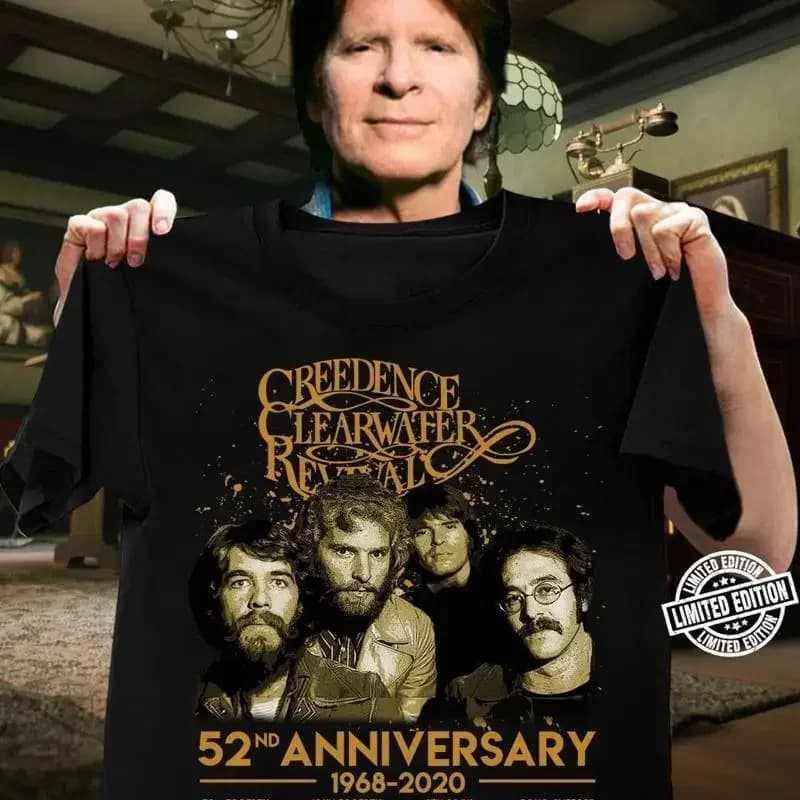 Creedence Clearwater Revival 52 Years For Fans S 5XL T Shirt