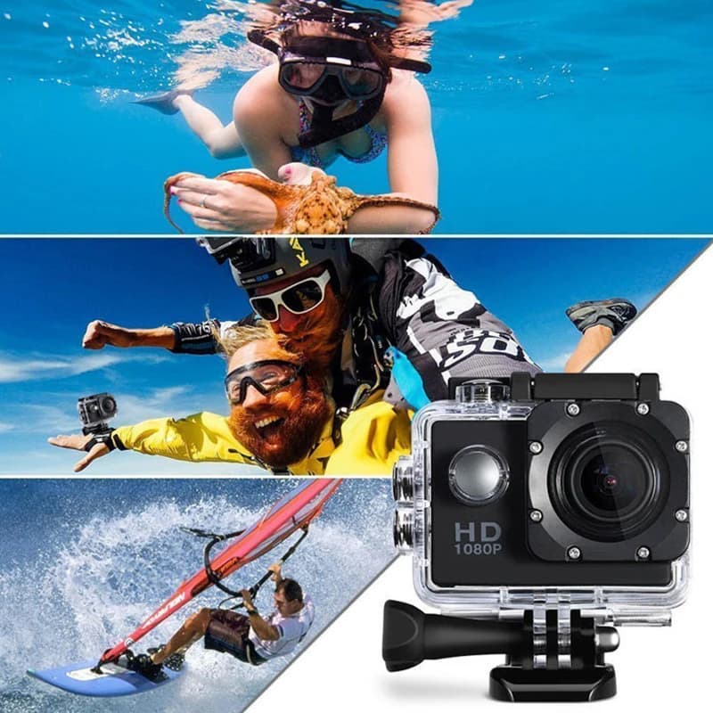 Full HD 1080P waterproof camera Mini portable DV Action Camera Video Full Hd for underwater camera for outdoor sports