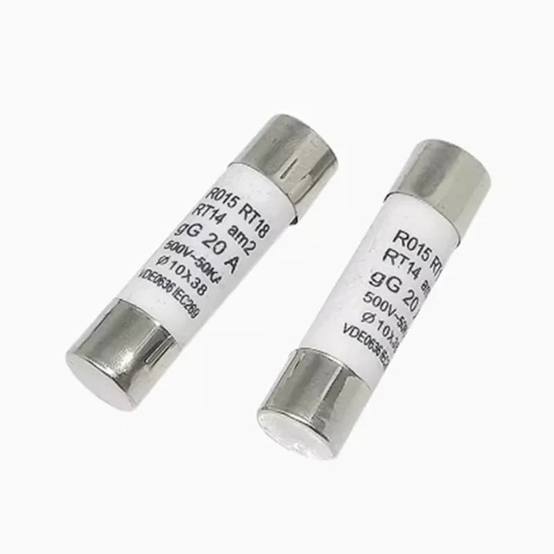 10*38 fusibile ceramico veloce 10x38mm fusibile 500V 1A 2A 3A 4A 5A 6A 8A 10A 16A 20A 25A 32A RO15 RT18 RT14 fusibile