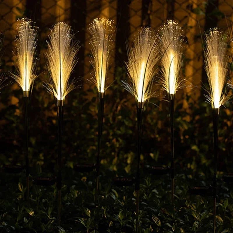 Lampada da giardino solare a LED Lampada da giardino impermeabile per esterni Cortile Decorazione natalizia Illuminazione da percorso Decorazione Luce a energia solare