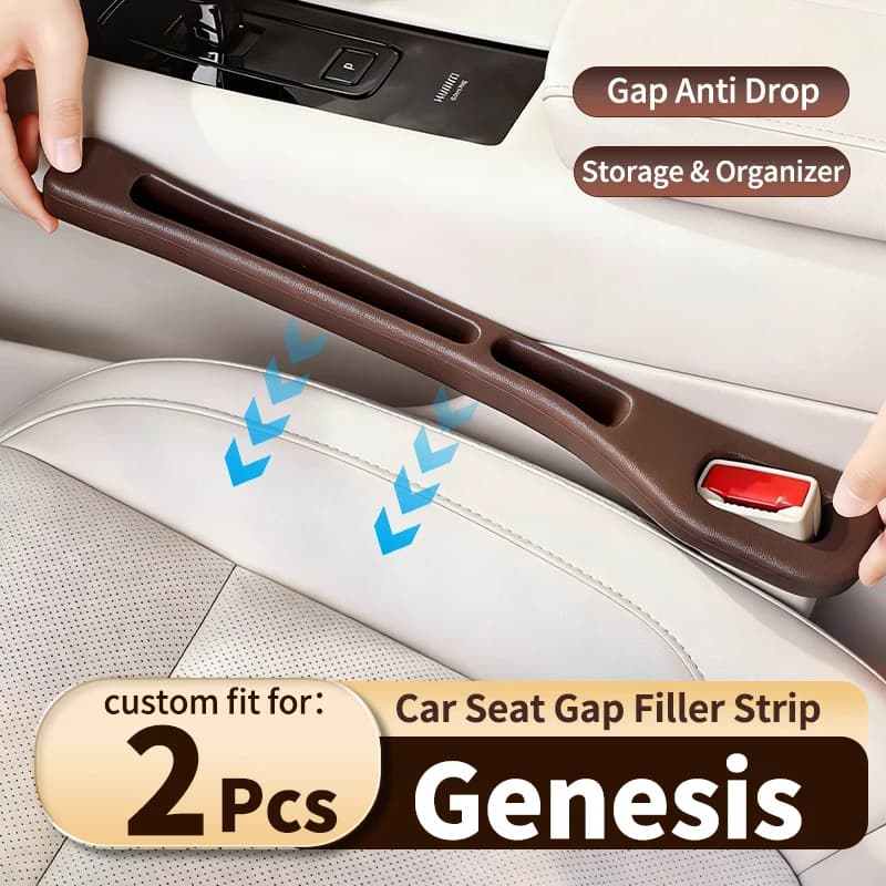 Car gap filler strip for Genesis Car Seat Gap Leak-Proof Sealing Strip Vehicle Side Storage Strip Space-Saving Plug & Play