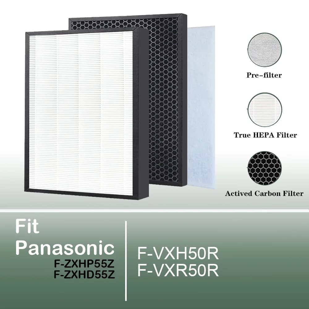 Filtro HEPA F-ZXHP55Z/F-ZXMP55Z filtro a carbone F-ZXHD55Z per purificatore d'aria Panasonic F-VXH50R F-VXR50R