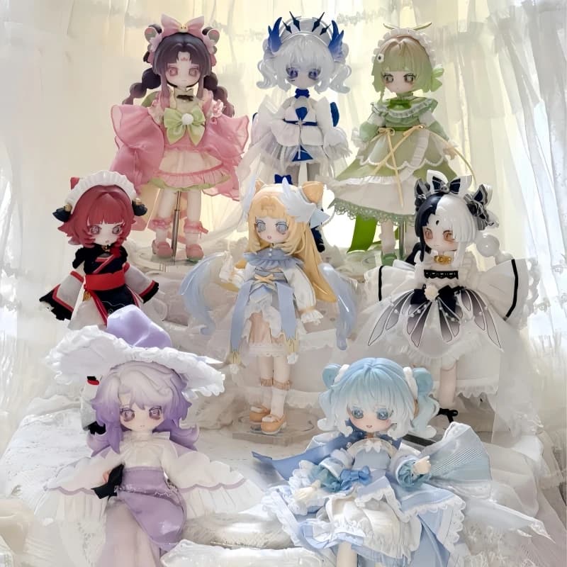 Nuovo Arrivo 2026 Kikura Solar Terms Healing Series 1/12 BJD Blind Box Mystery Box Giocattolo Action Figure Anime Carina Modello Kawaii Regalo