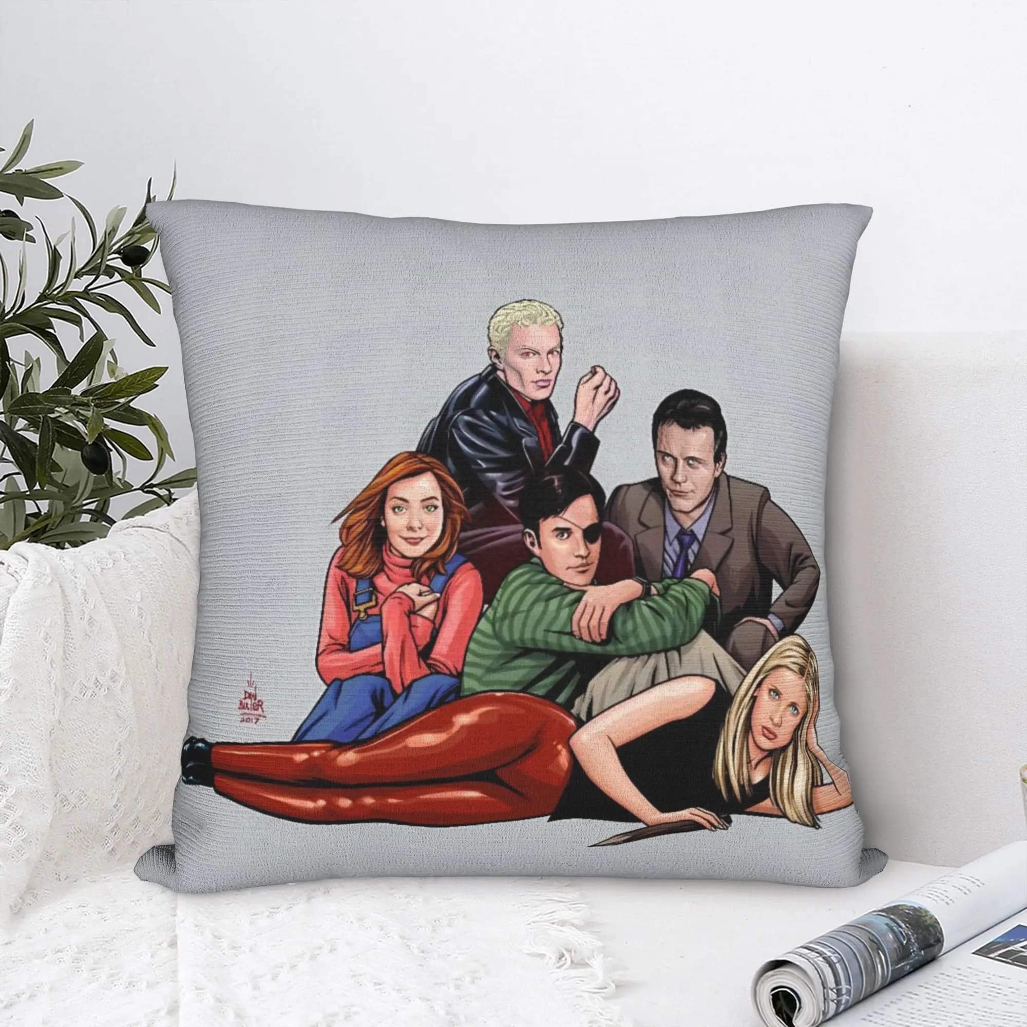 Buffys the V-Vampire Slayer Federa per cuscino Stampa Federa per divano Divano letto Soggiorno Federe Morden