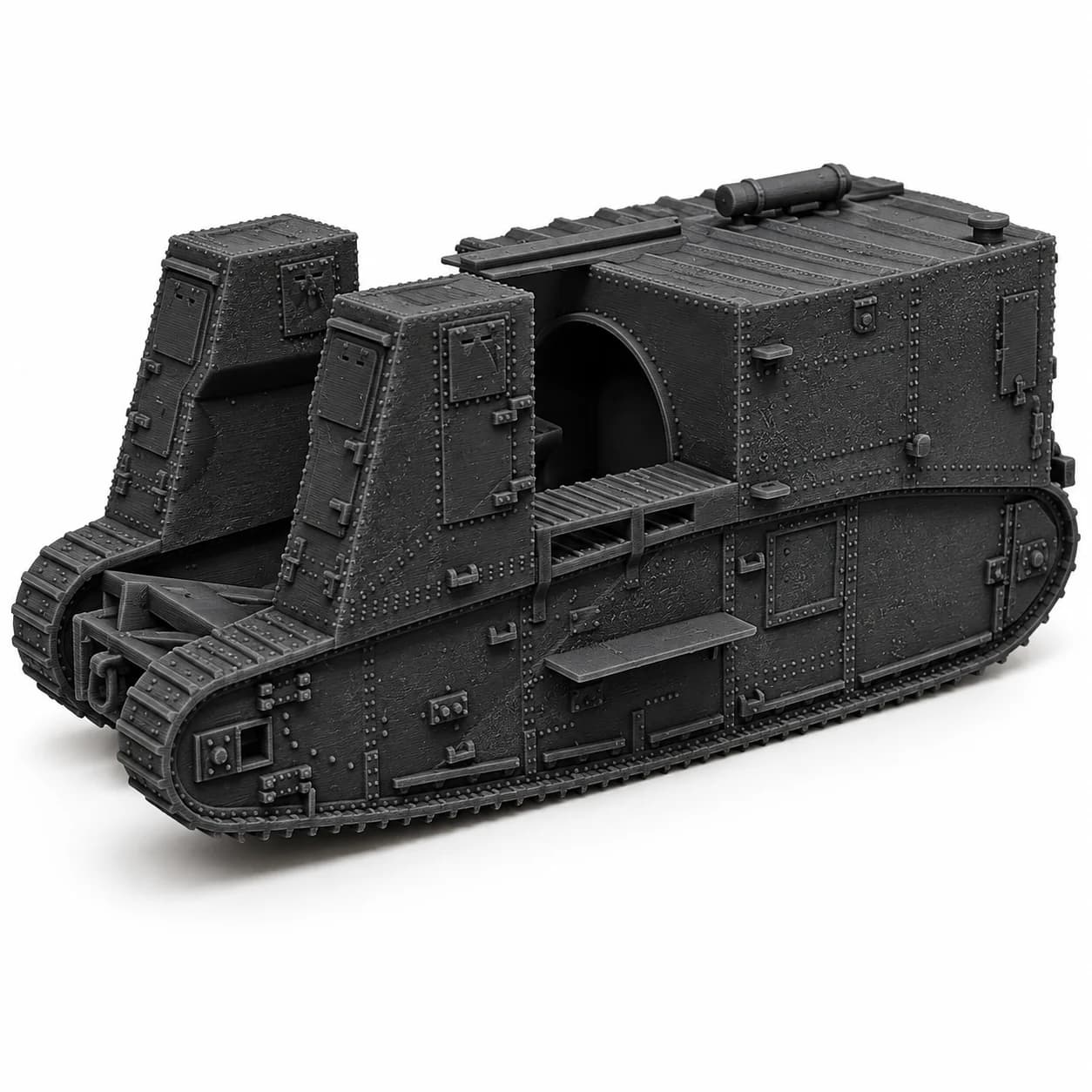 SSMODEL 1/72 1/144 Multi-Scale Gun Carrier Mk.I WW1 British Tank Resin Model Kit TSS0729
