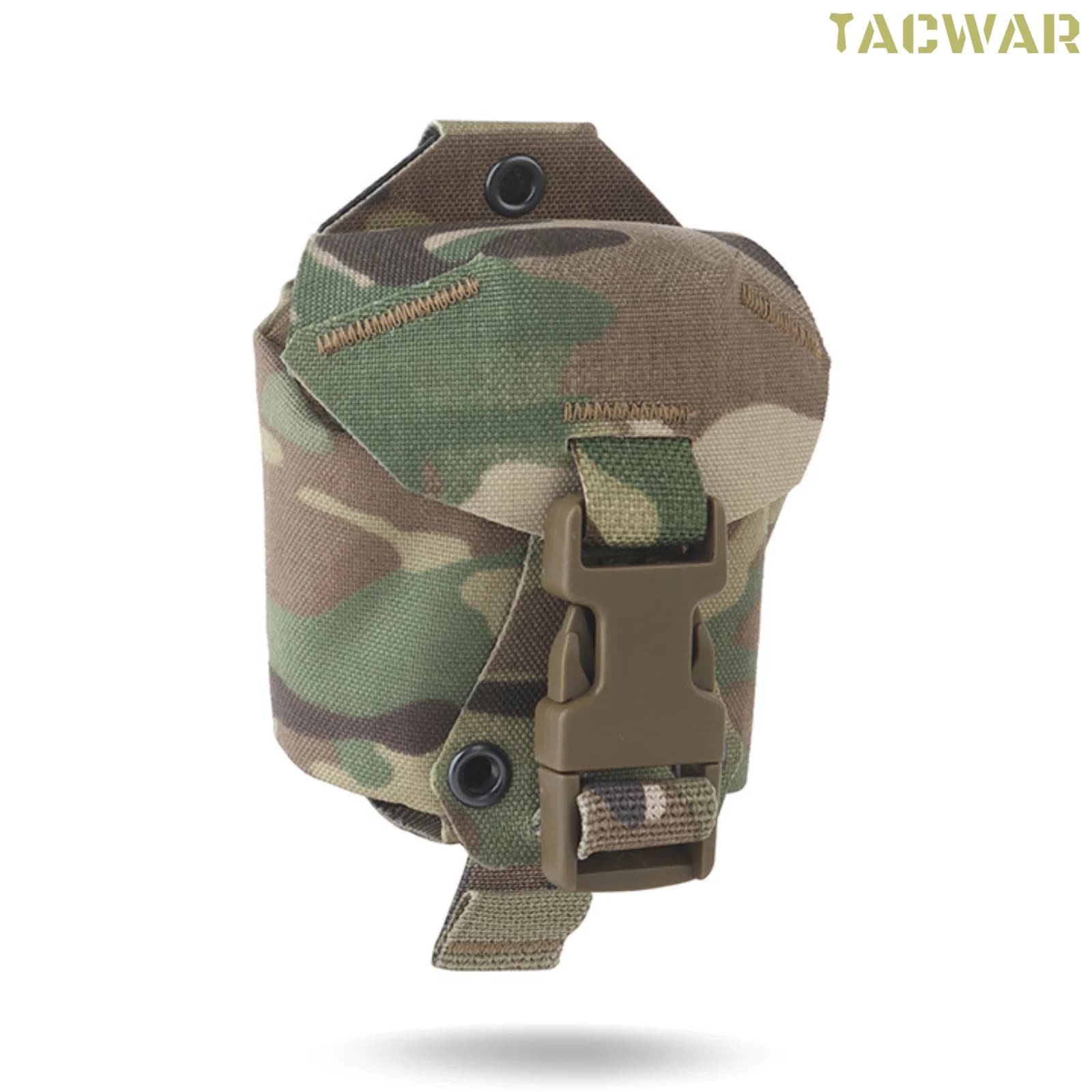 FC Grenade Pouch with Belt Drop Panel for M67 Frag, Tactical MOLLE Single Pouch for Hunting Airsoft Training