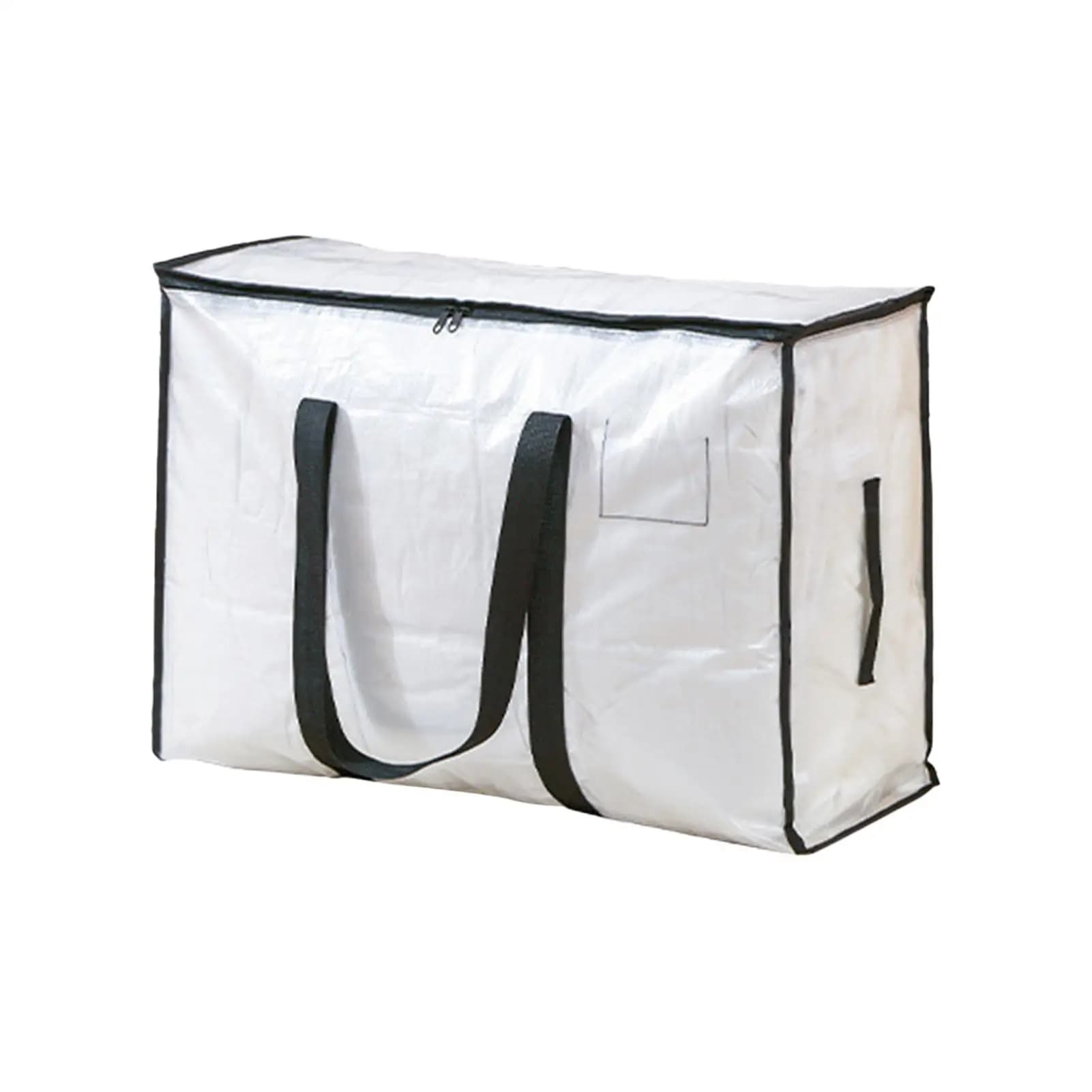 Storage Bags Transparent Heavy Duty Waterproof Carrying Pouch Large Tote Bag For Closet Dorm College Apartment Shoe Comforter