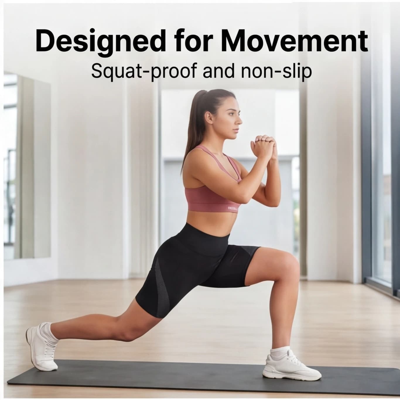 Pantaloncini da Yoga da Donna con Tasche, Vita Alta, Controllo Pancia, Leggings Morbidi con Tasche, Leggings Sportivi da Palestra per Donna