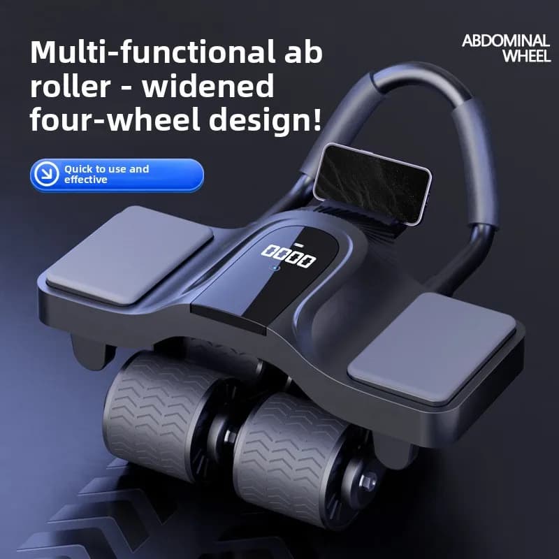 Multi Functional Elbow Support, Abdominal Muscle Wheel, Portable Fitness Equipment, Automatic Rebound of Ab Rollers During Sport