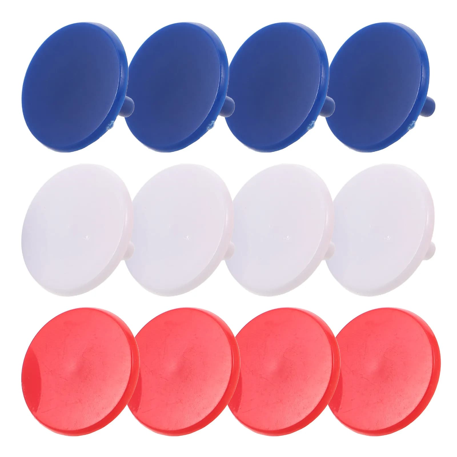 120Pcs Golf Ball Markers Colorful Plastic Round Flat Ball Position Markers Perfect for Putting Green Golf Event Giveaways