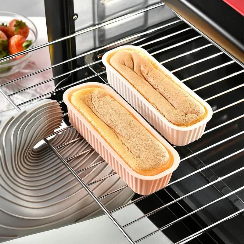1 pz stampo per torta rettangolare in silicone vassoio di ghiaccio fai da te padella per pane torta toast stampi per pancake stampi da forno strumenti