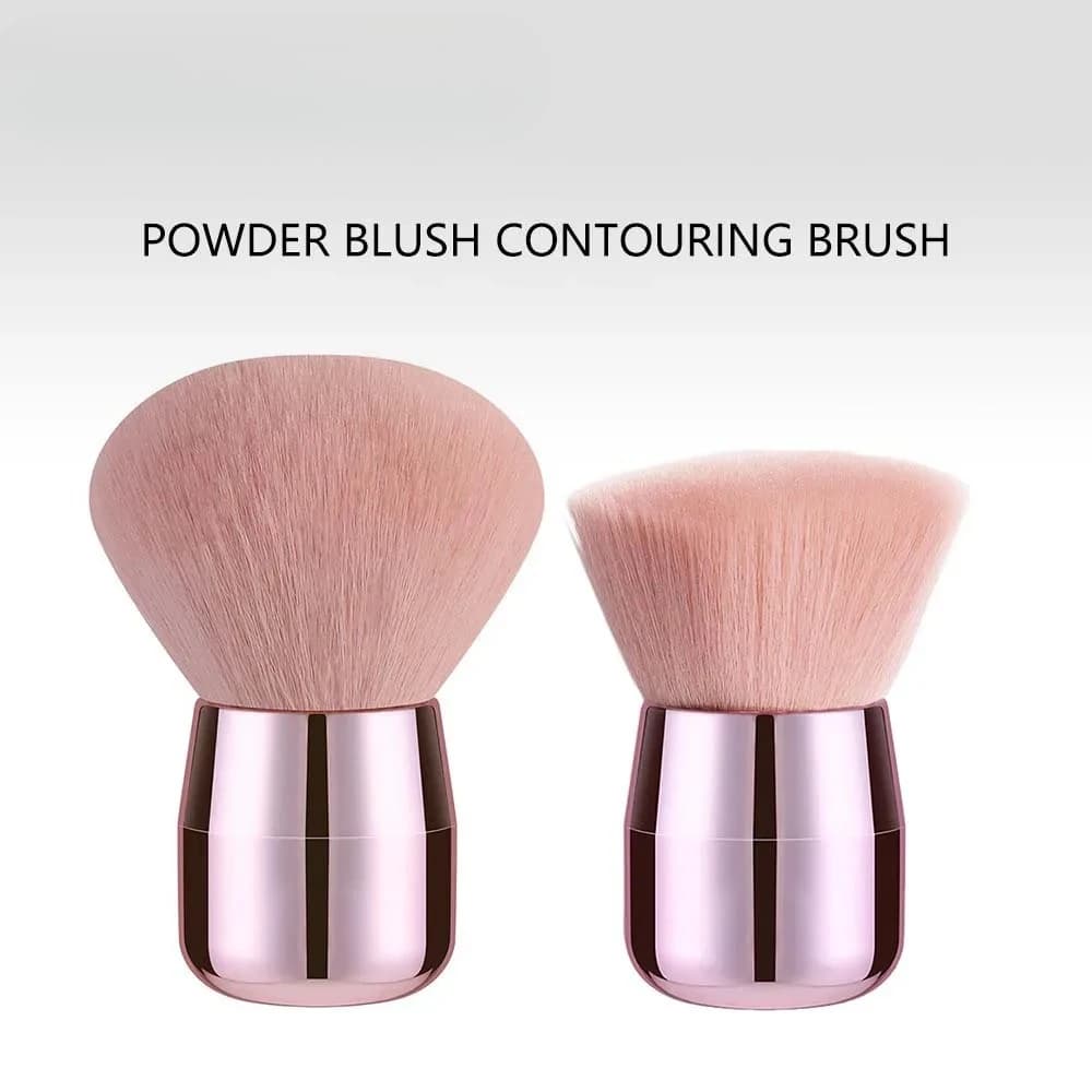 1/2 pezzi soffici pennelli per fard in polvere sciolta portatili MINI pennelli per trucco di lusso strumenti per trucco cosmetico da viaggio per donne e ragazze