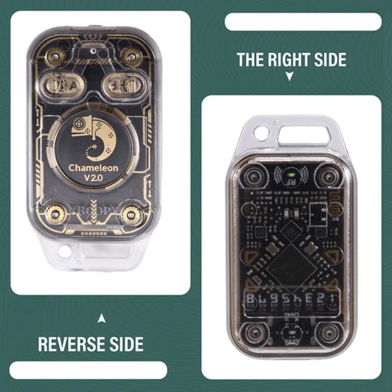 【ACQUISTA AGORA】 Emulatore lettore di chip intelligente RFID Camaleonte V2.0 125Khz 13,56Mhz Decodifica scheda Duplicatore NFC Ripart Chameleon Ultra V2.0