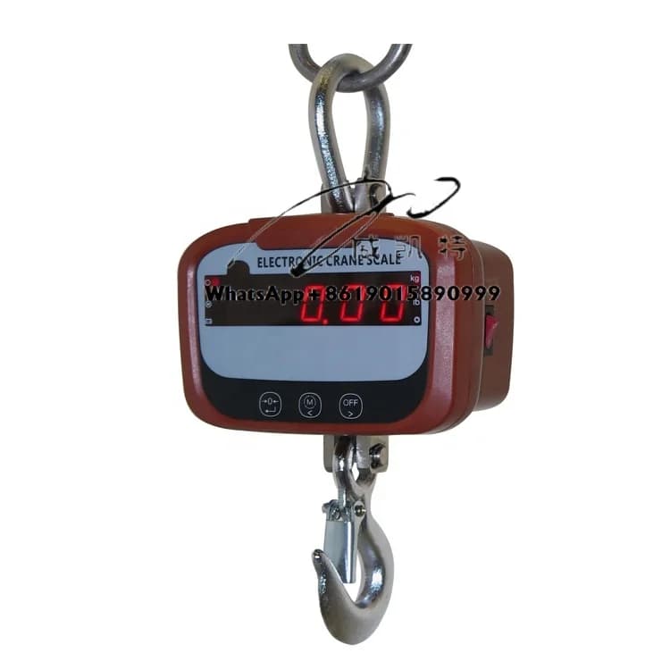 Bilancia per gru sospesa per bagagli digitali elettroniche con display a LED da 50 kg a 300 kg