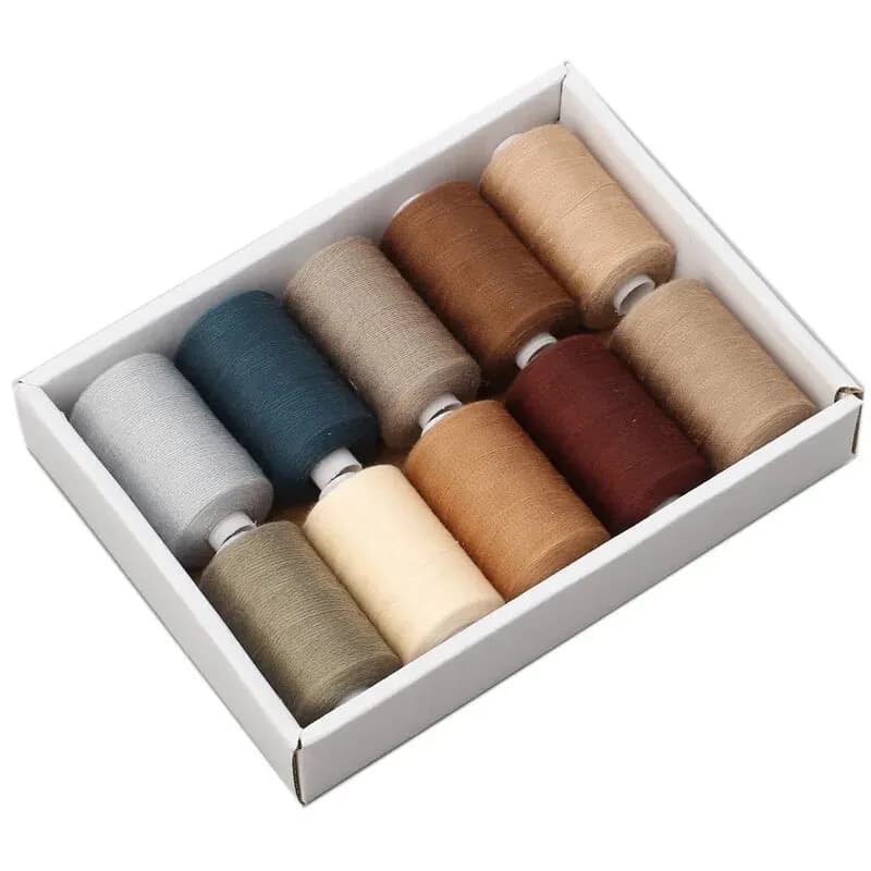 10 pezzi/set filo per cucire set di 10 colori per macchina da cucire, quilting, cucito a mano