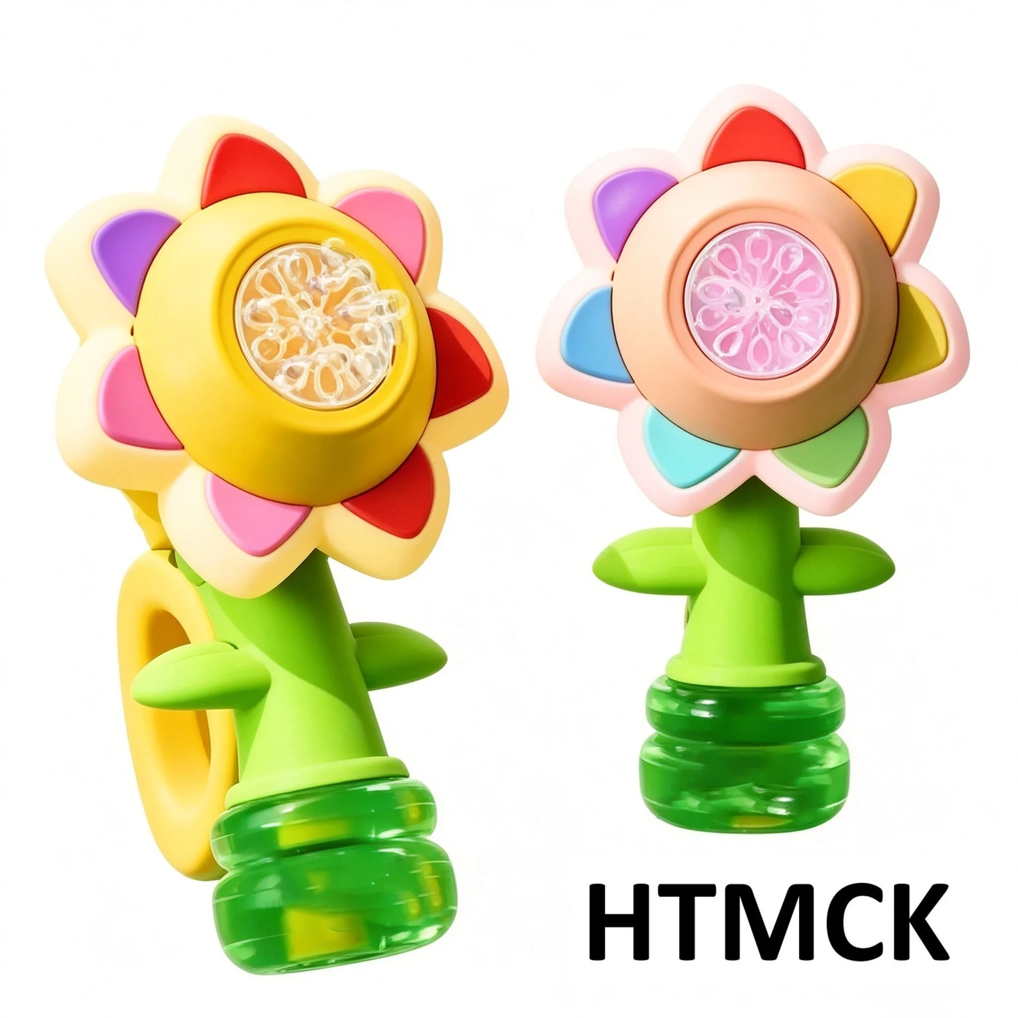 3-speed Adjustment Sunflower Bubble Machine Adjustment Automatic Portable Blowing Bubble Bath Toy Night Light Birthday Party
