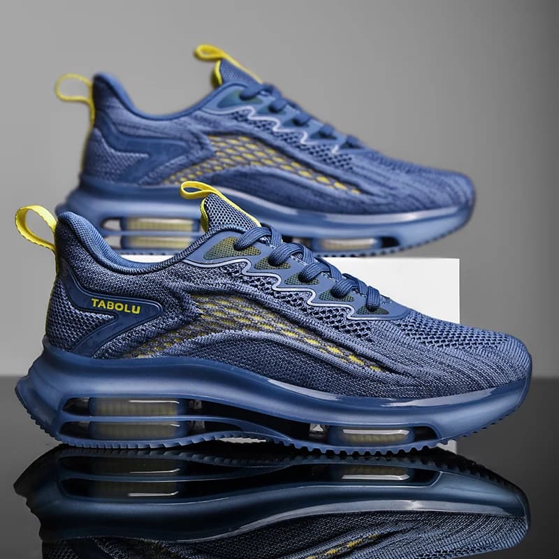 2026 Summer Men's Thin Tide Shoes Hollow Breathable Men's Tide Brand Sneakers Running Net Shoes Youth Blade Shoes
