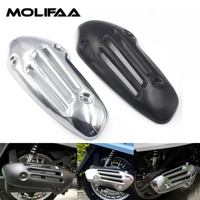 Moto Copertura Di Scarico Isolamento Termico Silenziatore Protezione Della Protezione Accessori Per Vespa Primavera Sprint 150 ABS 2014 - 2024