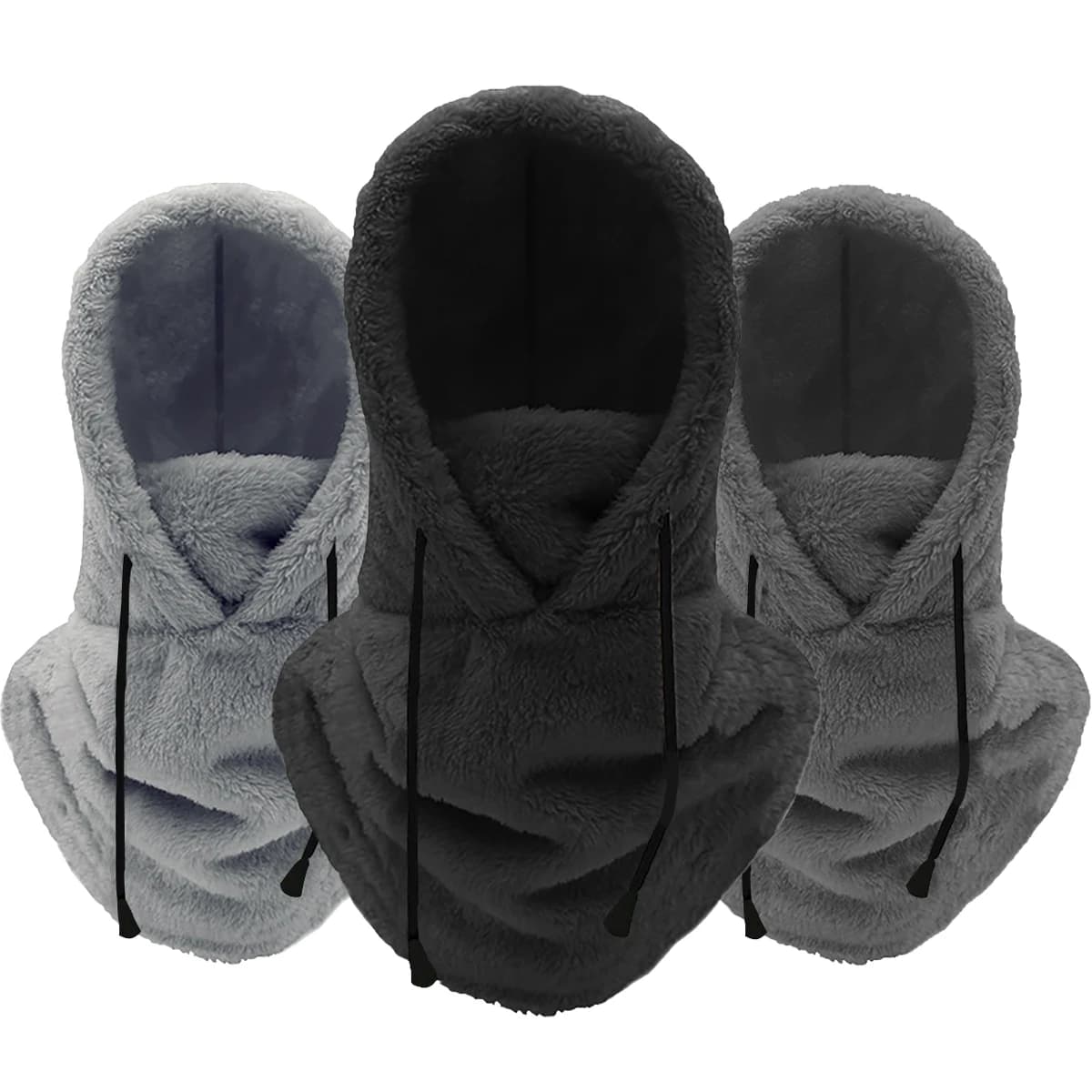 1/2 Pcs Winter Warm Balaclava Thermal Windproof Ski Hood Motorcycle Neck Cover Hats Polar Fleece Cycling Skiing Face Mask Caps