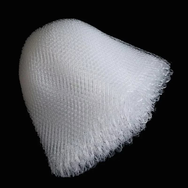 Outdoor 40/50/60/70/80cm Double Line Braided Mesh Fishing Landing Net Fishing Mesh Hole for Bass Trout Catch Luring Accessories