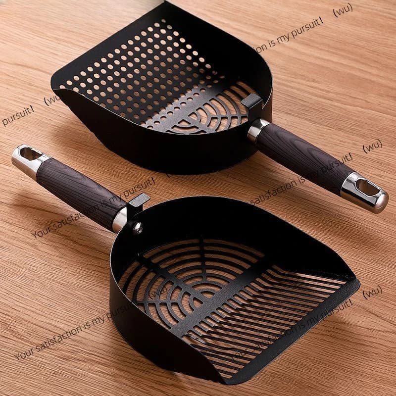 High Quality Stainless Steel Cat Litter Shovel Thickened Design Mixed Fine Holes Large Durable Pet