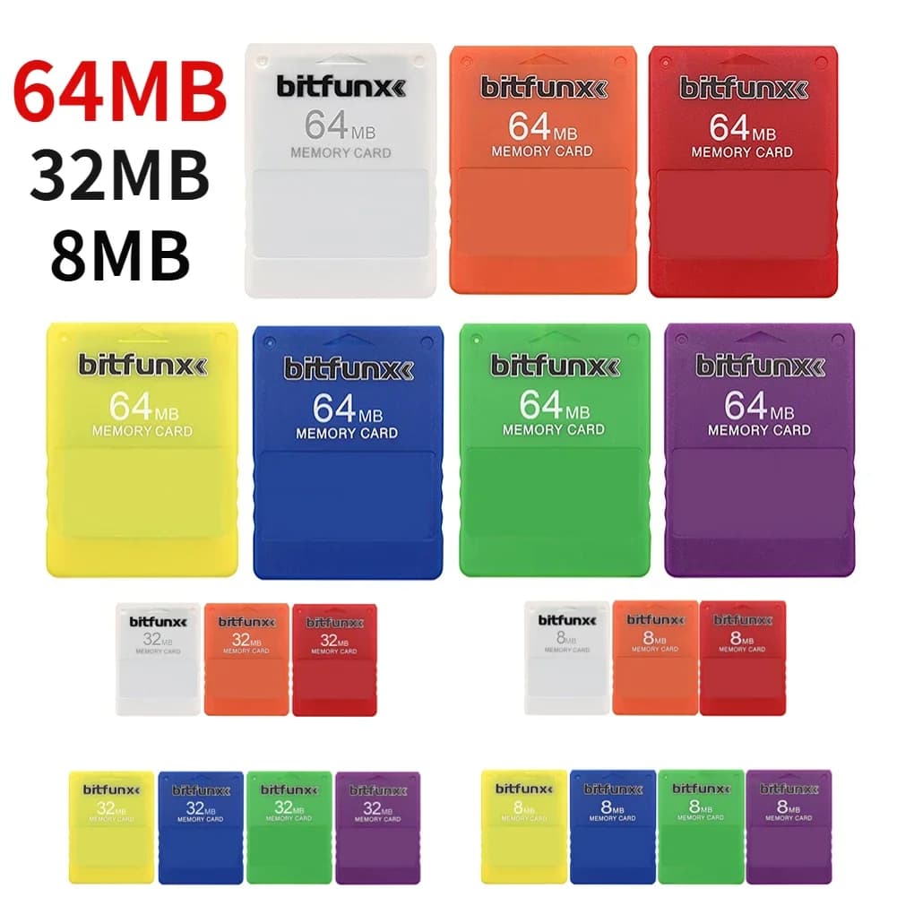 Scheda di memoria della scheda V1.966 per Sony PS2 Playstation 2 Free McBoot Card 8MB 32MB 64MB Console dati di gioco OPL MC Boot Program Card