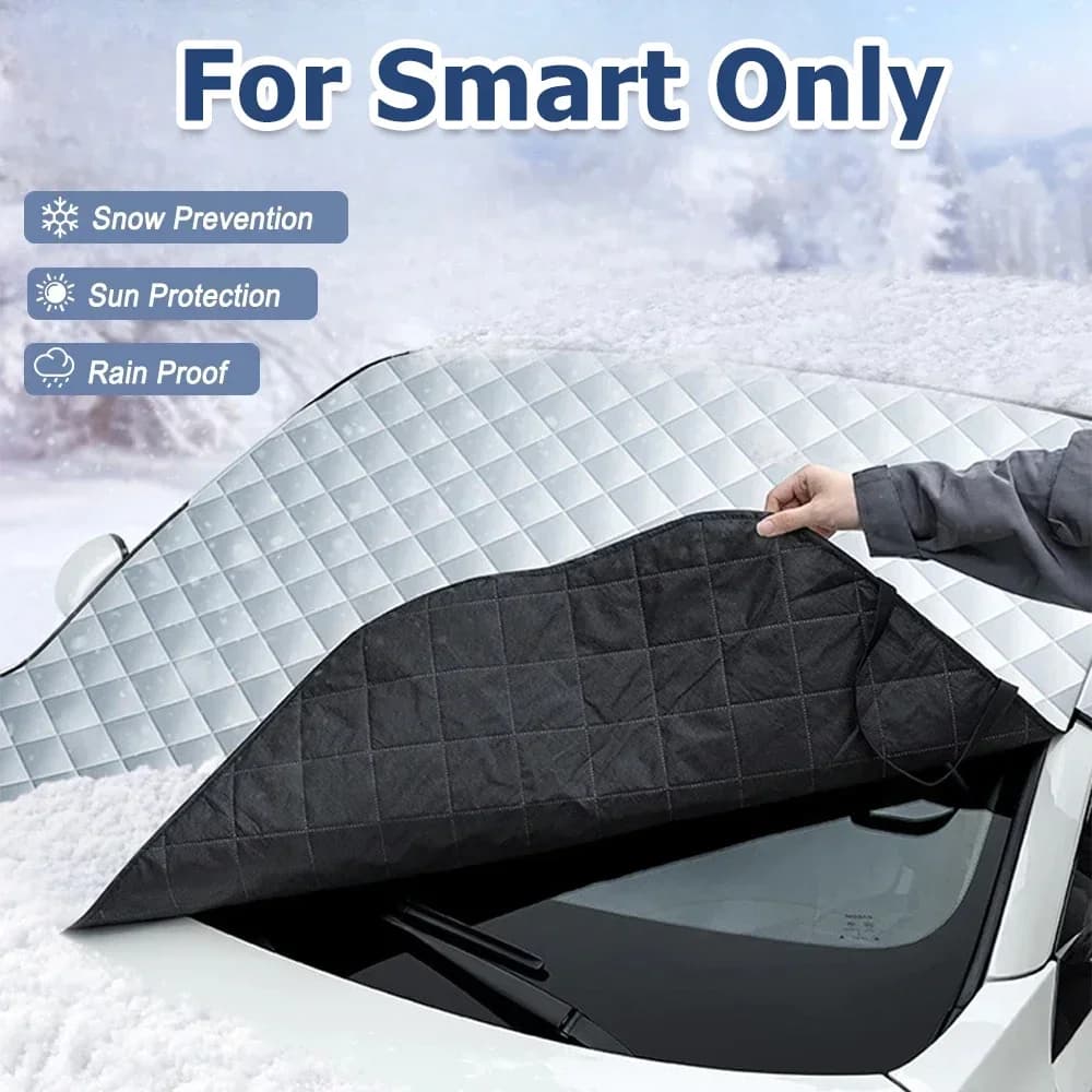 Parasole Anteriore per Mercedes-Benz Smart Fortwo 450 451, Protezione da Neve, Copertura Impermeabile