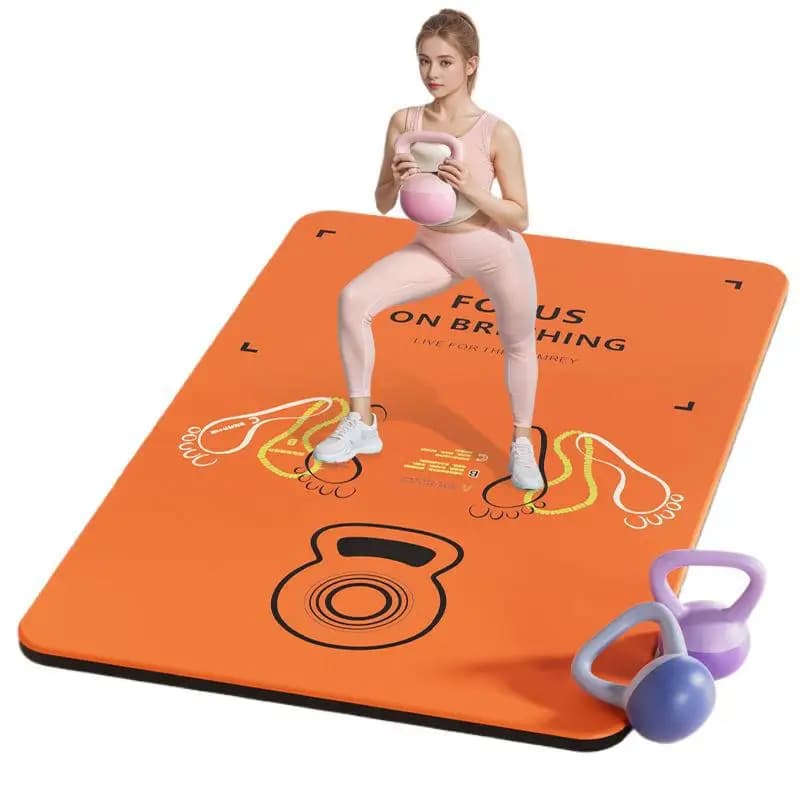 Special Mat for Body Position Kettlebell, Sound Insulation Mat and Shock Absorption, Non-slip Yoga Mat